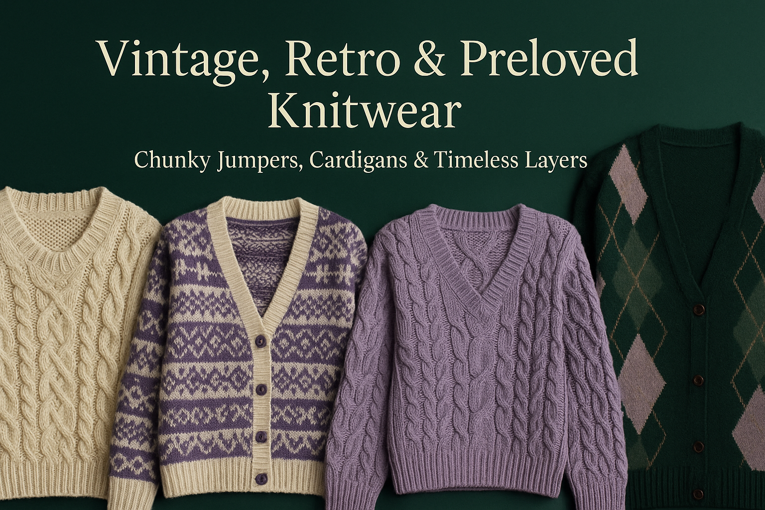 🧶 Vintage, Retro & Preloved Knitwear