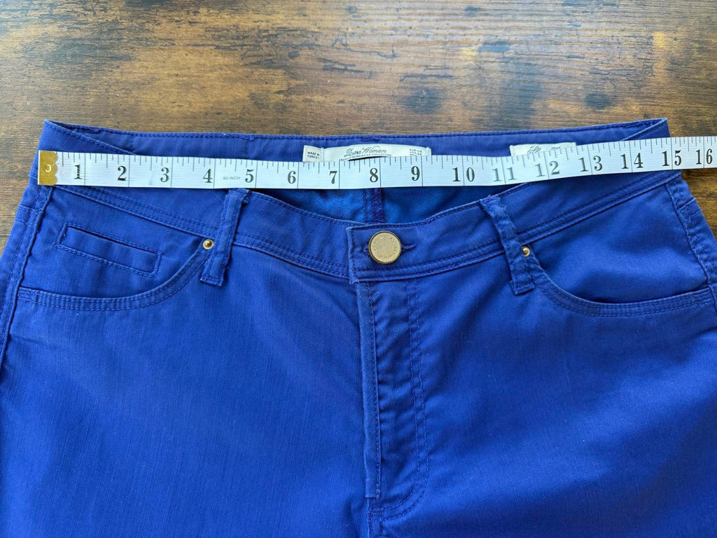 Zara Woman Premium Cobalt Blue Skinny Jeans – EUR 40 UK 12 (circa 2015–2018)