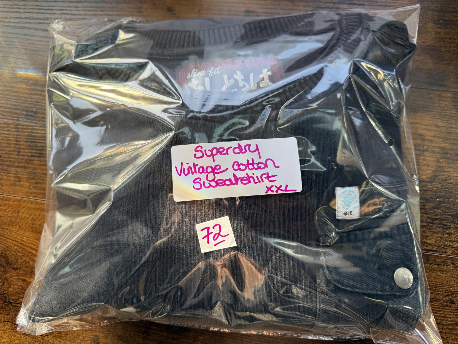 Vintage mid-2000s Superdry Japanese Style Sweatshirt (circa 2006–2010). #72