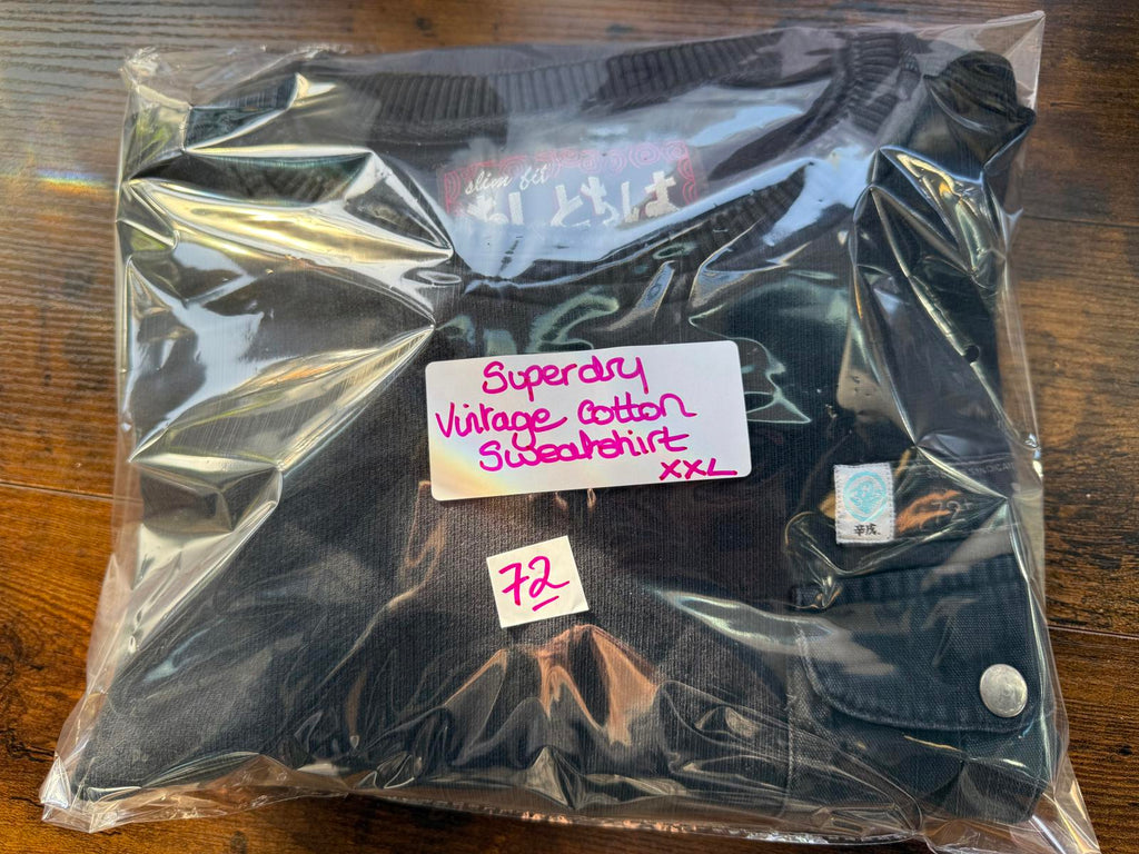 Vintage mid-2000s Superdry Japanese Style Sweatshirt circa 2006–2010. #72