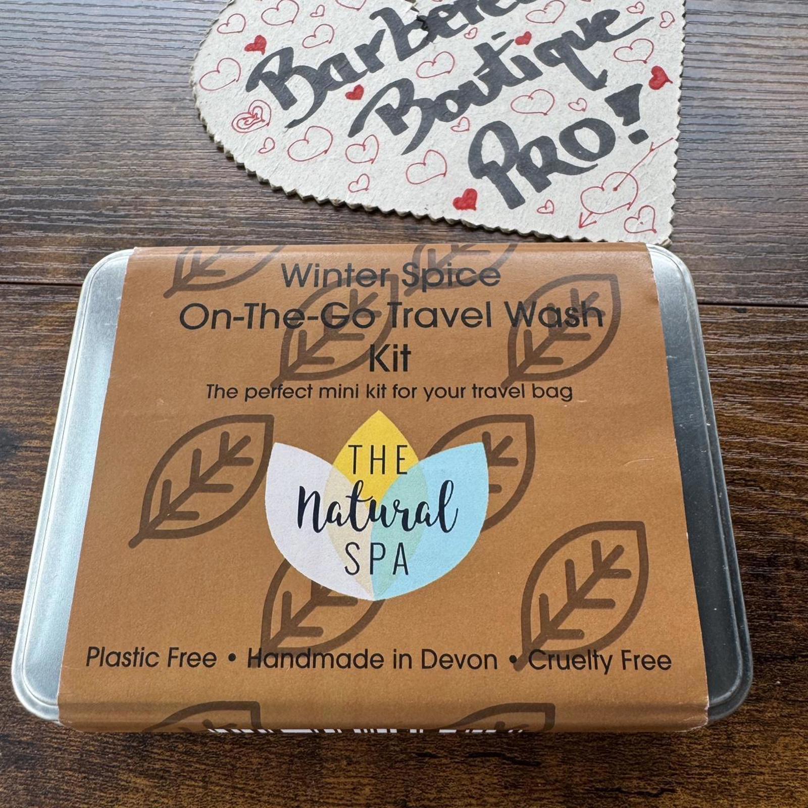 The Natural Spa Winter Spice On-The-Go Travel Wash Kit