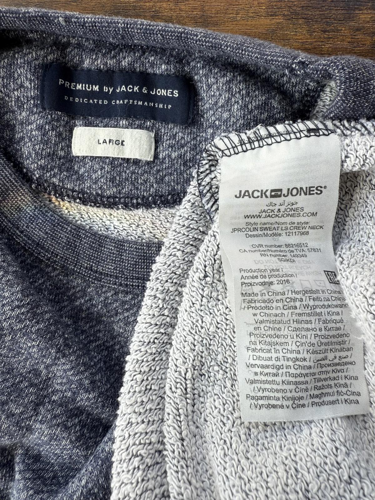 Jack & Jones Premium Blue Crew Neck Sweatshirt | UK L / US L                 N5