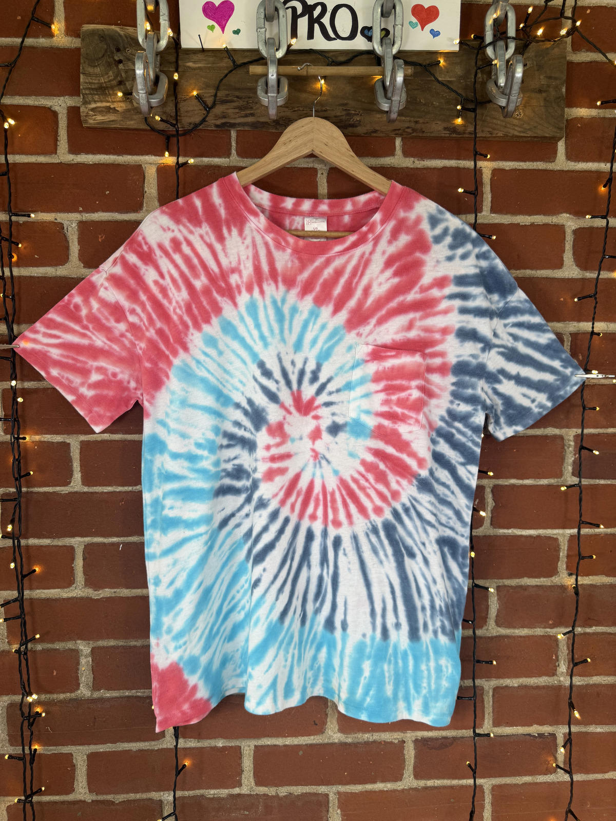 NO BOUNDARIES Tie-Dye Tee | Size L- 14–16