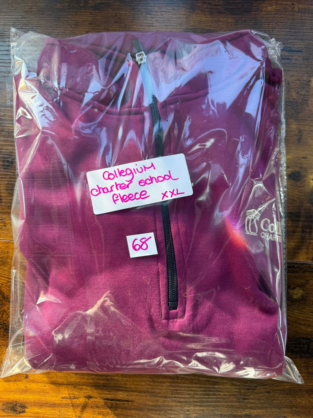 Vintage early 2000s Collegium Charter School sweatshirt (circa 2003–2008).#68