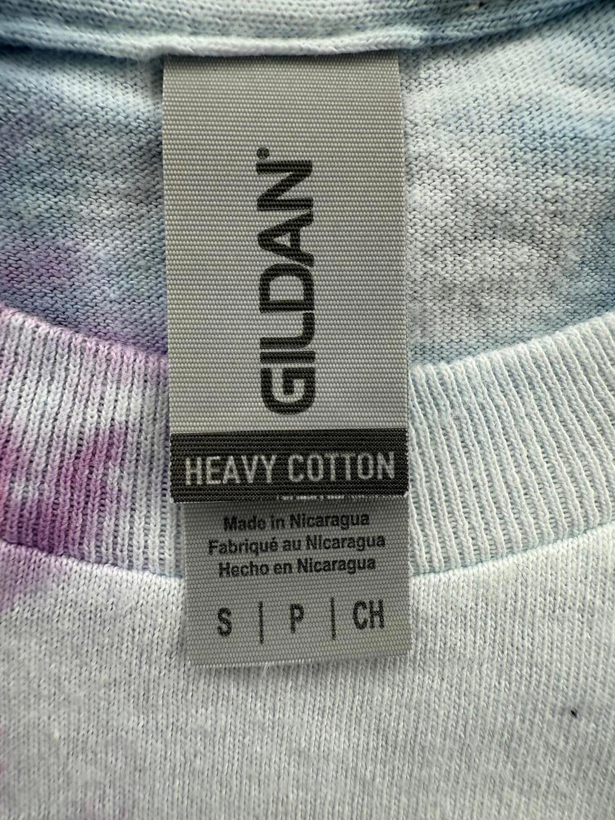 Hand Dyed Tie Dye Gildan Heavy Cotton T-Shirt | Unisex S / UK 8-10