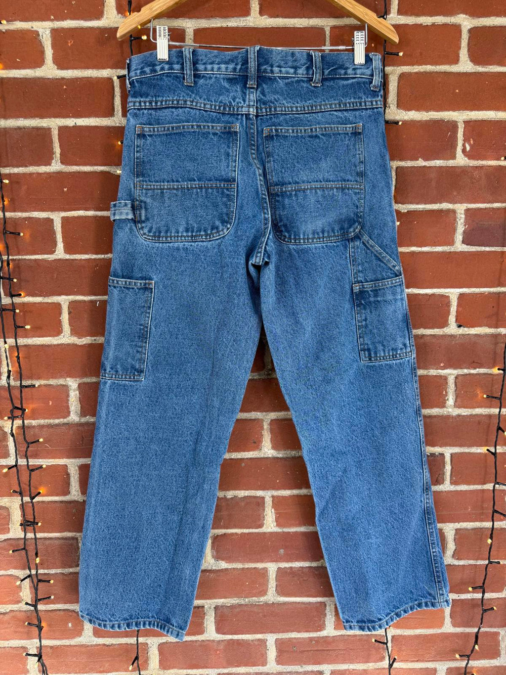 Vintage Work King Carpenter Jeans – Classic Blue UK 12-14 Late 90s – 00s