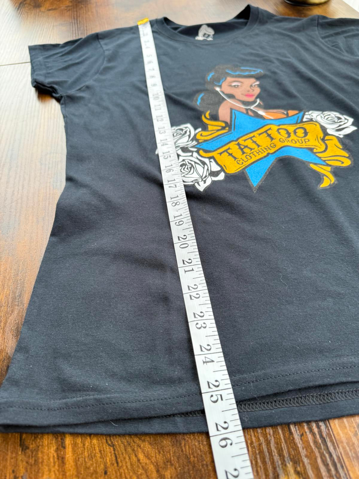 Vintage Tattoo Art Graphic T-Shirt - Size Large