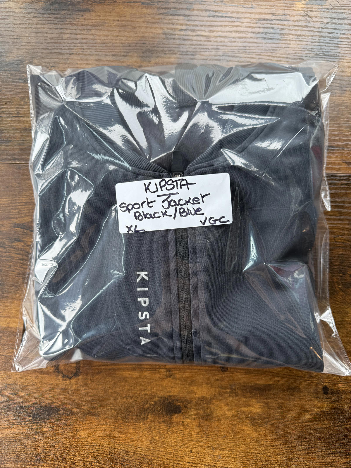 Kipsta Training Jacket T100 Black Men’s 2XL Full Zip Track Top Sportswear SS19