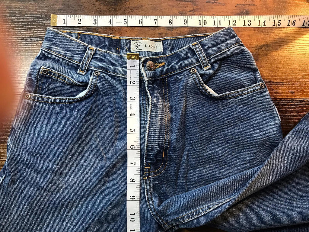 Arizona Y2K Loose Fit Jeans – Blue – W24–25