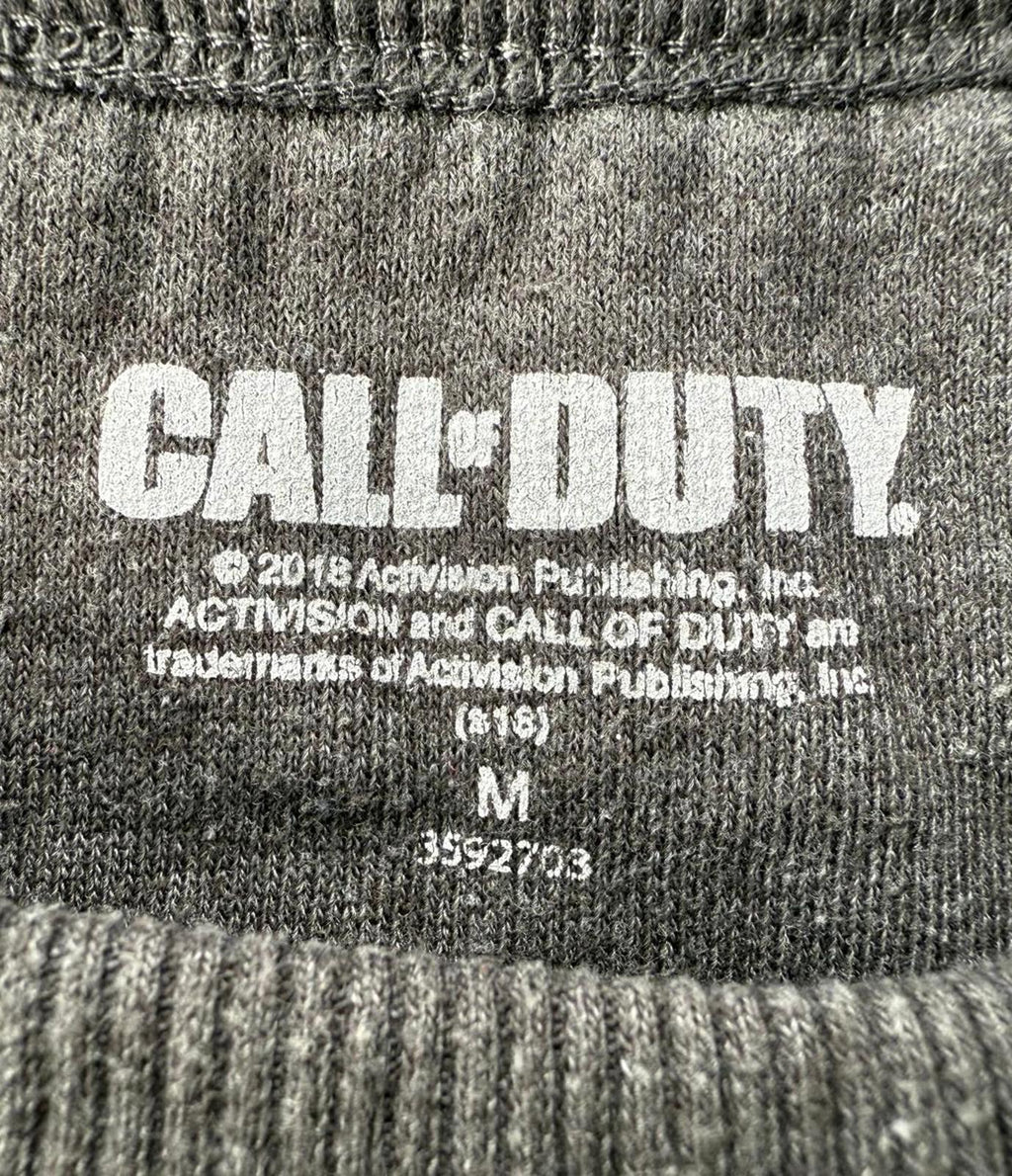 Call of Duty Black Ops 4 Sweatshirt M Grey Blackout 2018 Gamer Merch NUM 48