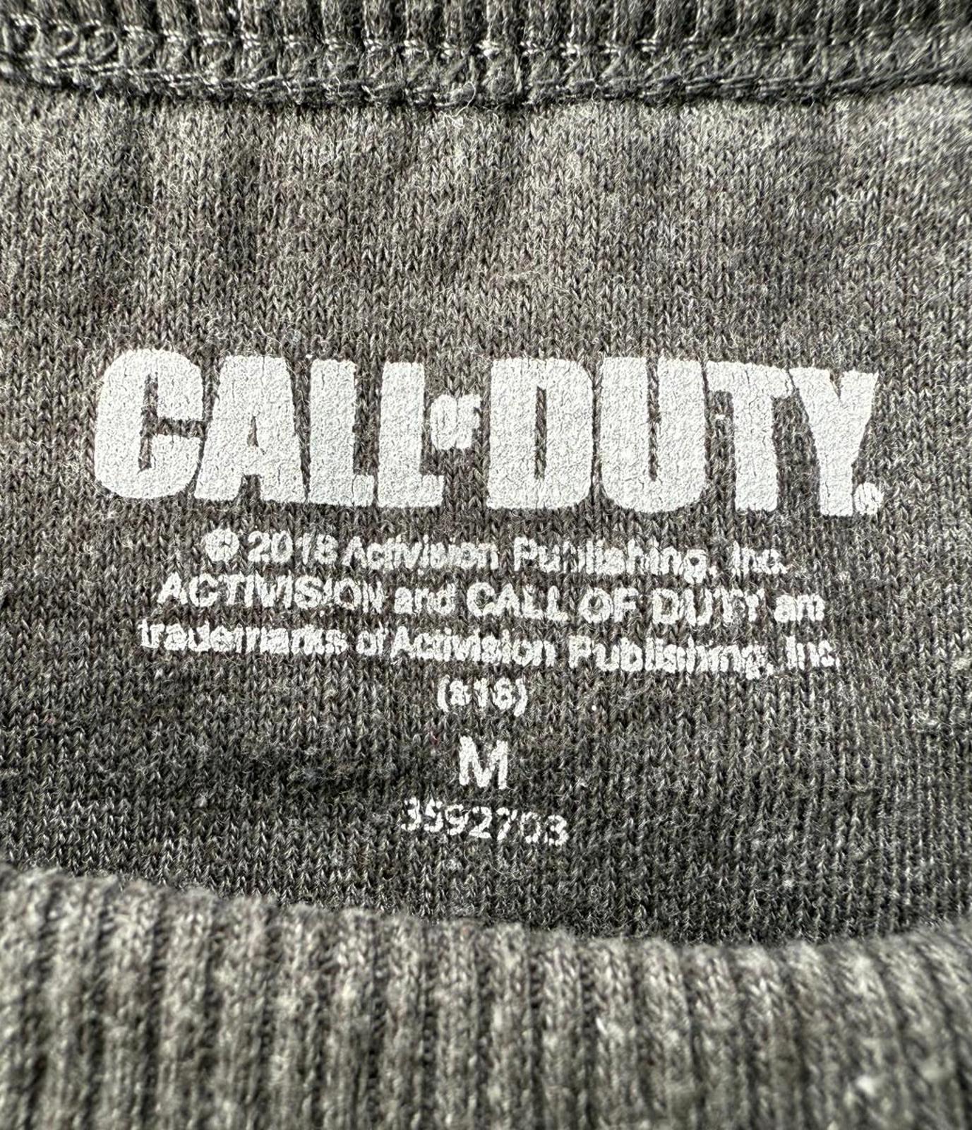 Call of Duty Black Ops 4 Sweatshirt M Grey Blackout 2018 Gamer Merch NUM 48