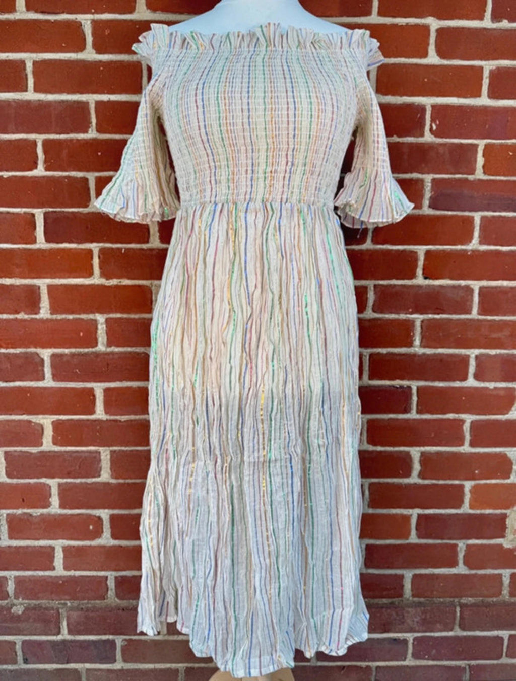 Festival-Ready Rainbow Dress – Fits UK 10–14