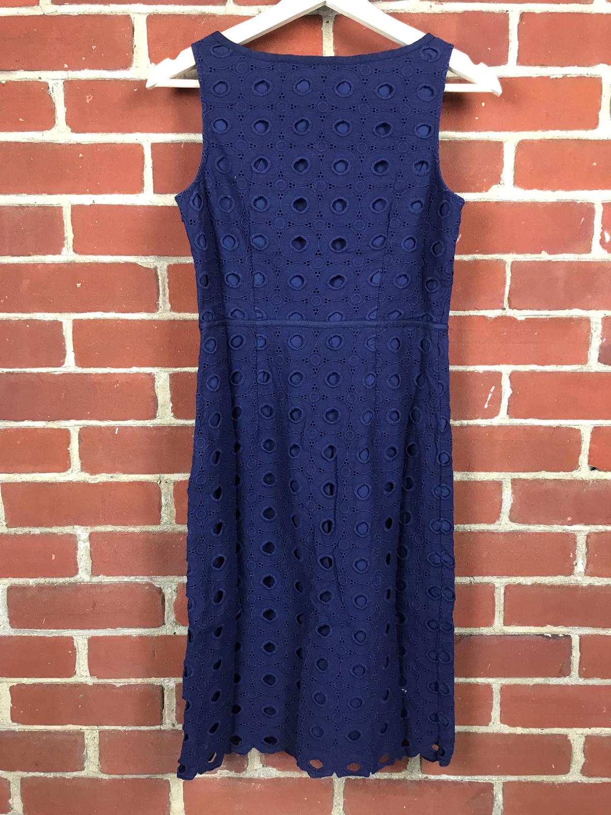 Boden Limited Edition Navy Broderie Anglaise Dress – UK 8