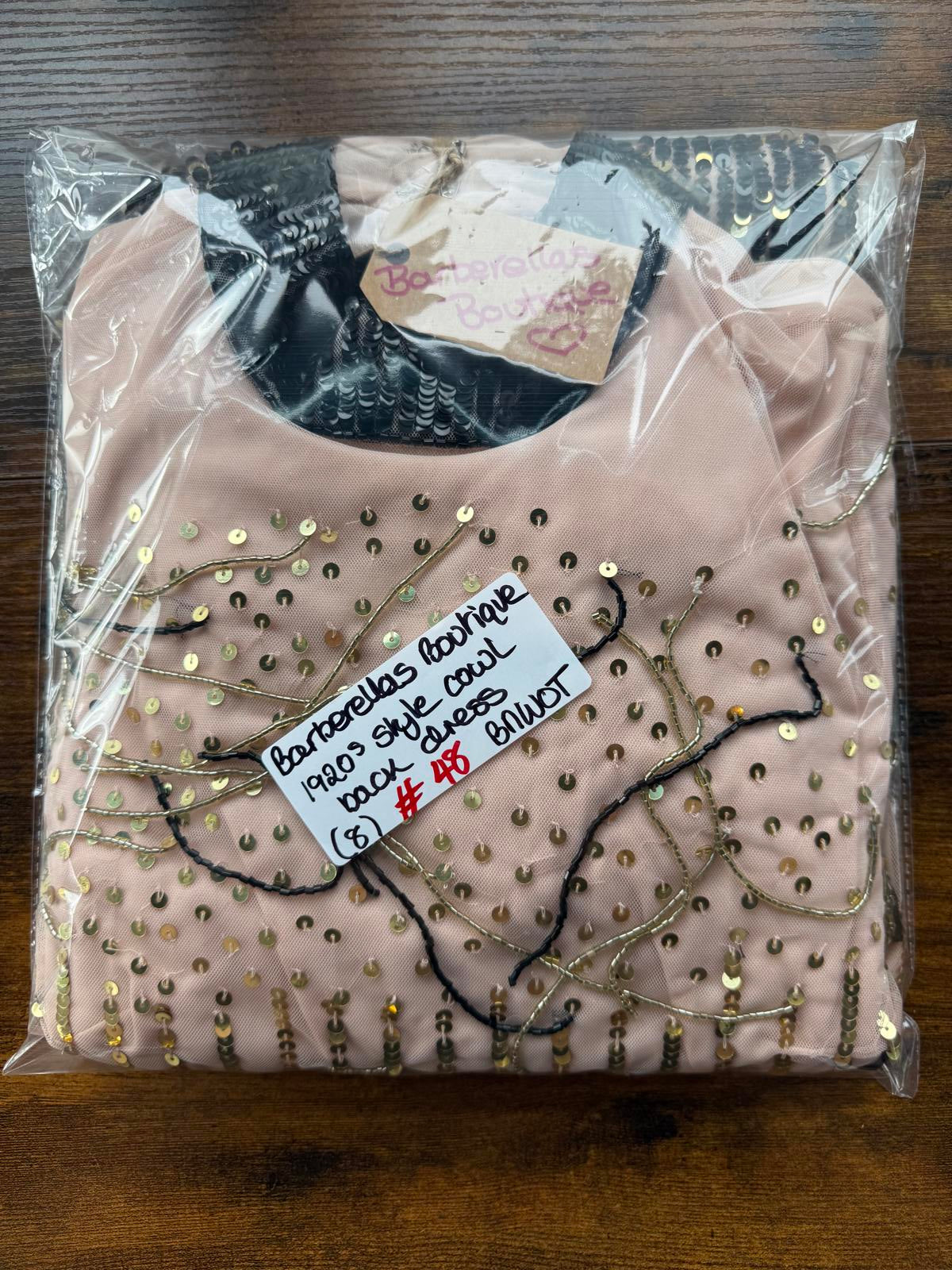 Women’s Sequin Mini Dress Gold Black Ombre Open Back UK 8–10  #48