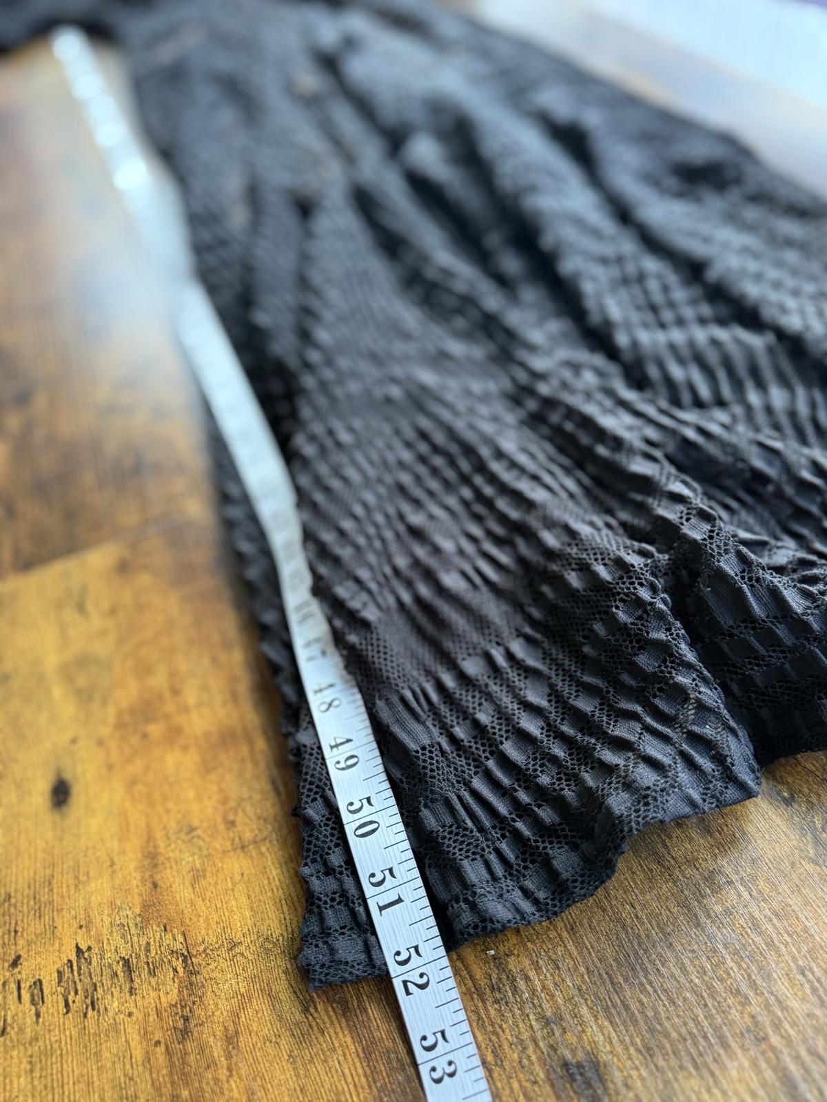 Goddiva London Black Lace Maxi Sample Dress (DR4416, UK 8) #186