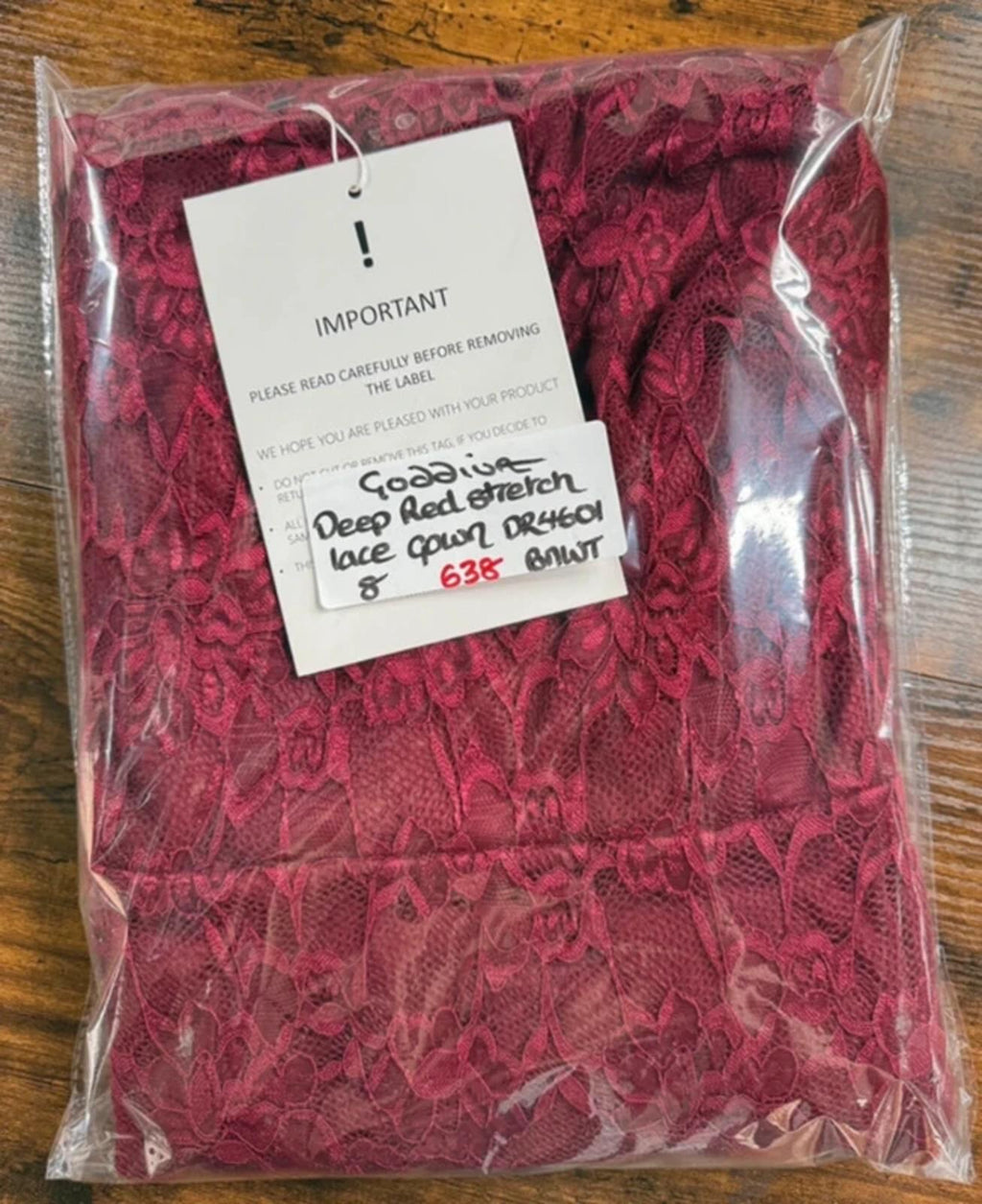 Goddiva Burgundy Lace One Shoulder Maxi Dress UK 8 BNWT Gothic Glam