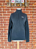 The North Face Black 1/4 Zip Fleece Pullover Recycled Polyester M NUM50