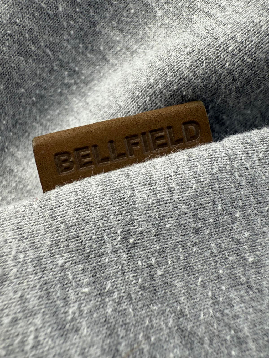 Vintage 2010s Bellfield Sweatshirt Small Grey Aztec Pocket Elbow Patch