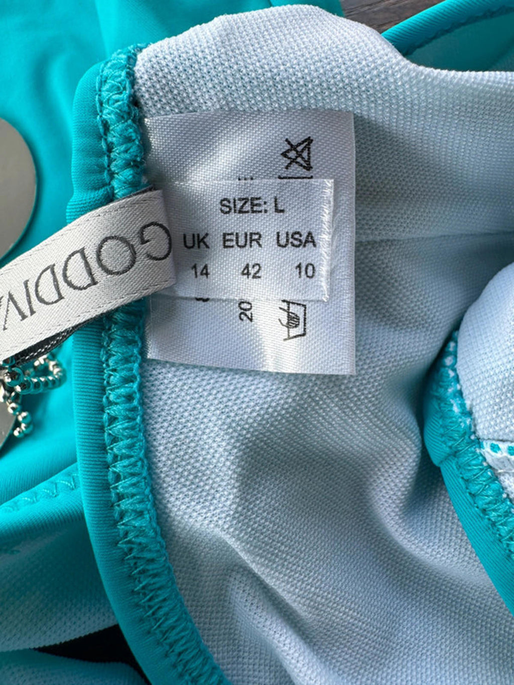 Elegant Aqua Wrap Swimsuit Set - Stylish One Piece