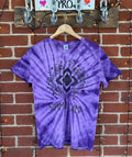 Tie-Dye Purple Summer Camp T-Shirt Size 12