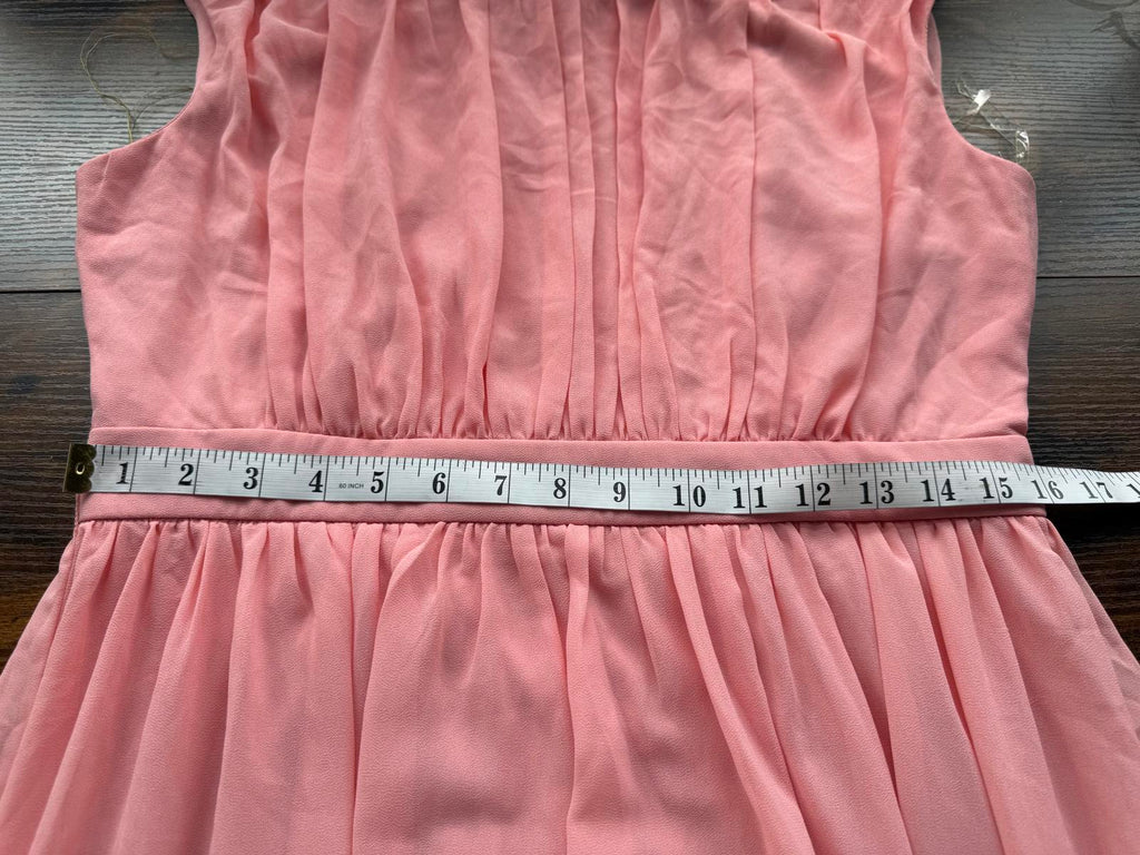 🌸 Goddiva London Grecian Style Maxi Dress – Peach – UK 14 – BNWT #123