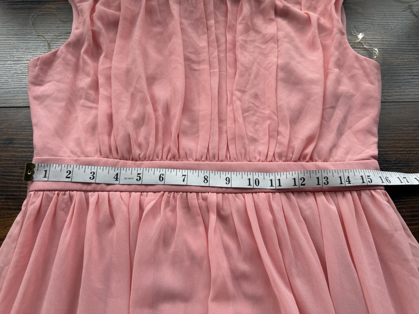 🌸 Goddiva London Grecian Style Maxi Dress – Peach – UK 14 – BNWT #123