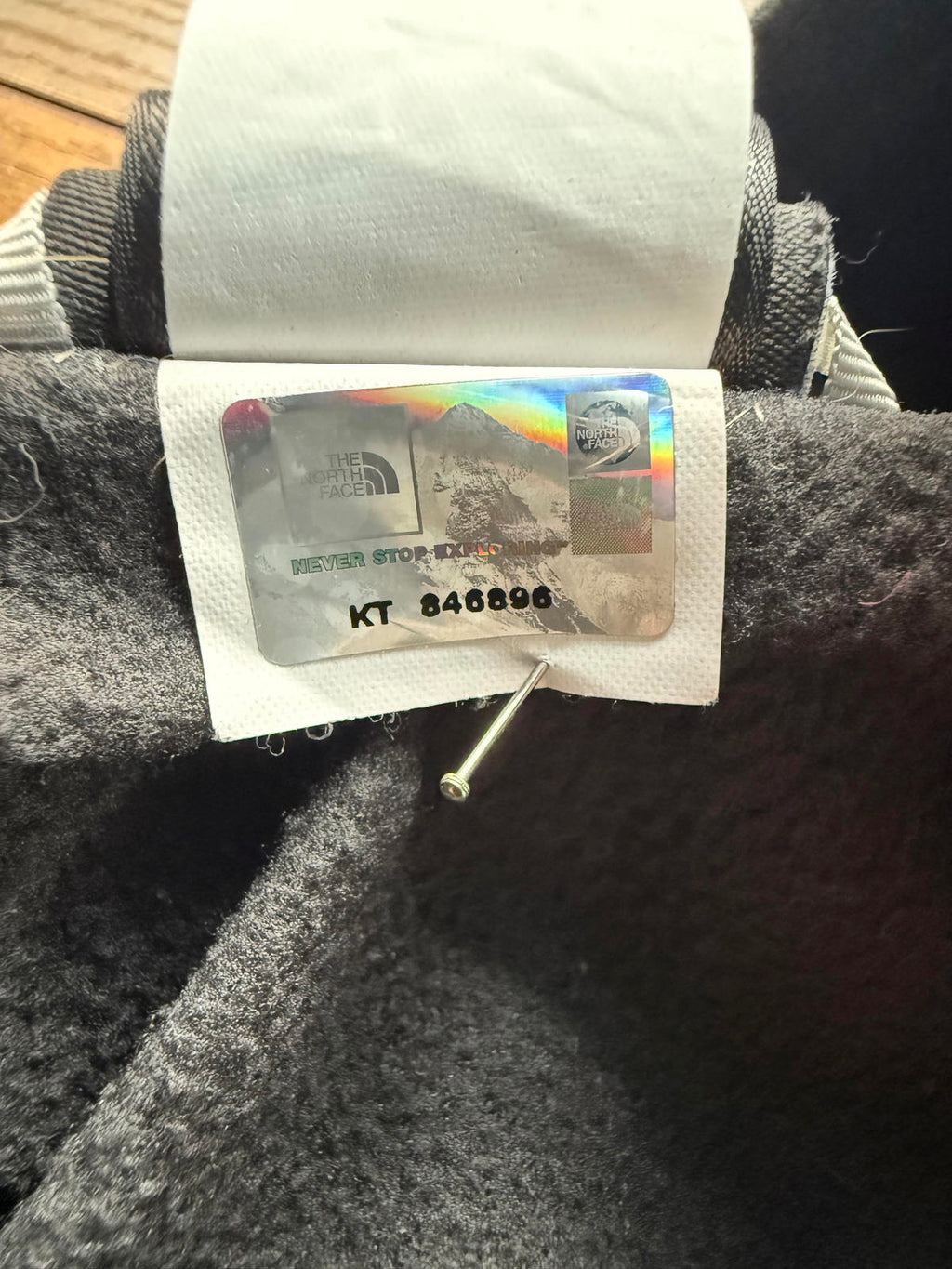 The North Face Black 1/4 Zip Fleece Pullover Recycled Polyester M NUM50