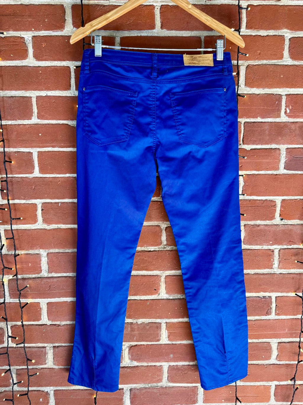 Zara Woman Premium Denimwear Blue Skinny Jeans – UK 12 – Cobalt Blue