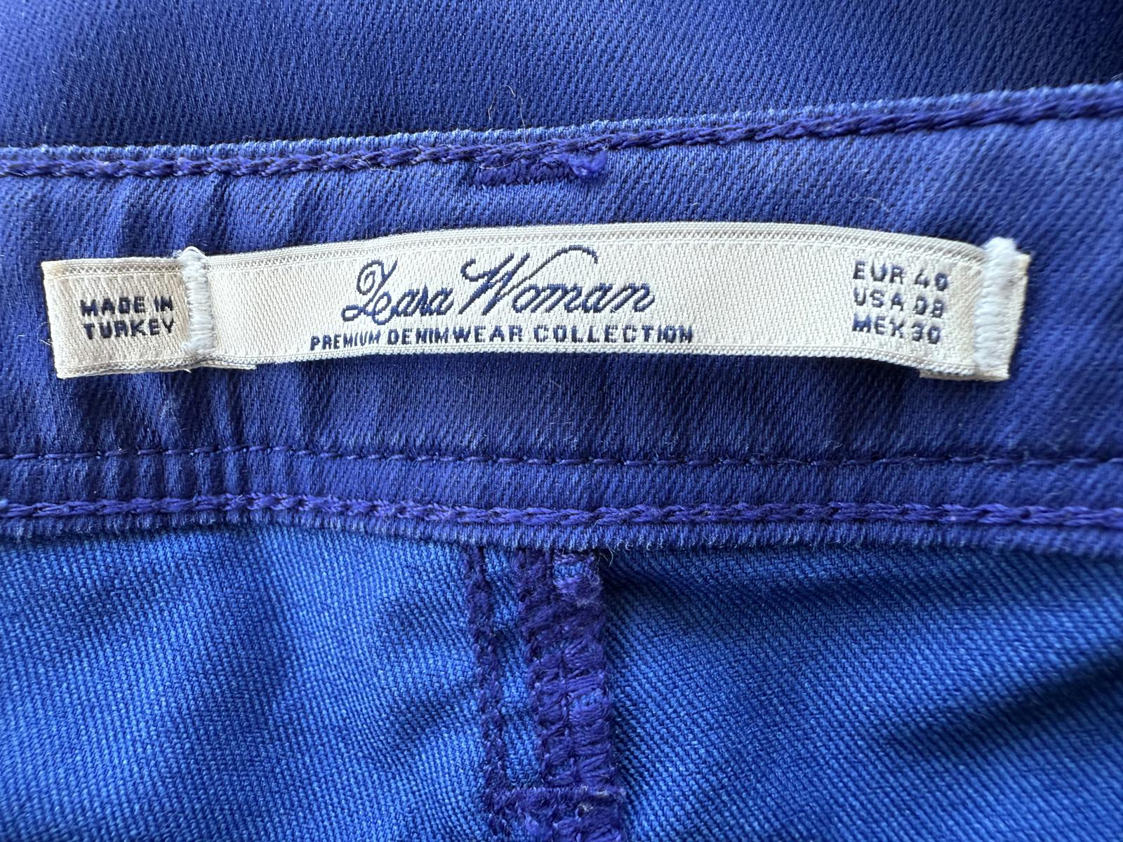 Zara Woman Premium Cobalt Blue Skinny Jeans – EUR 40 UK 12 (circa 2015–2018)