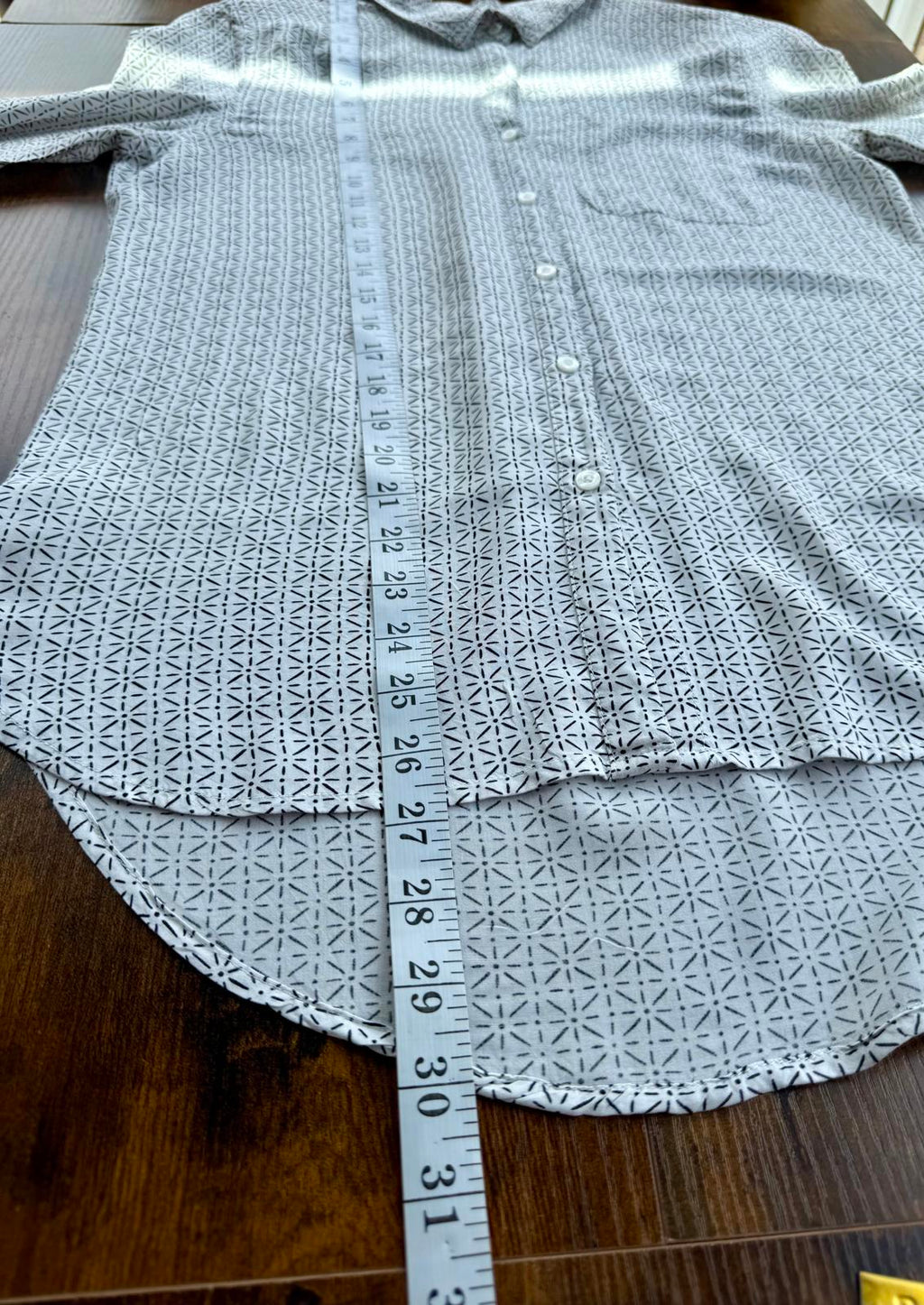 🖤 Max Jeans Monochrome Print Blouse – Size S 🖤