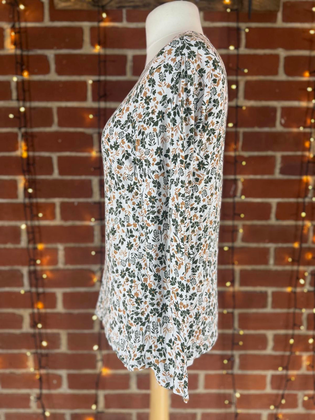 TU Woman Floral Long Sleeve Top UK 18 Autumn Print Casual T-Shirt VGC #142