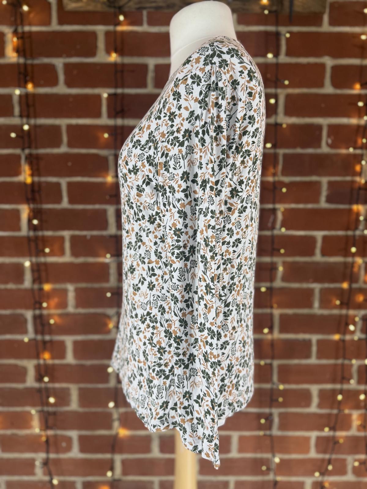 TU Woman Floral Long Sleeve Top UK 18 Autumn Print Casual T-Shirt VGC #142