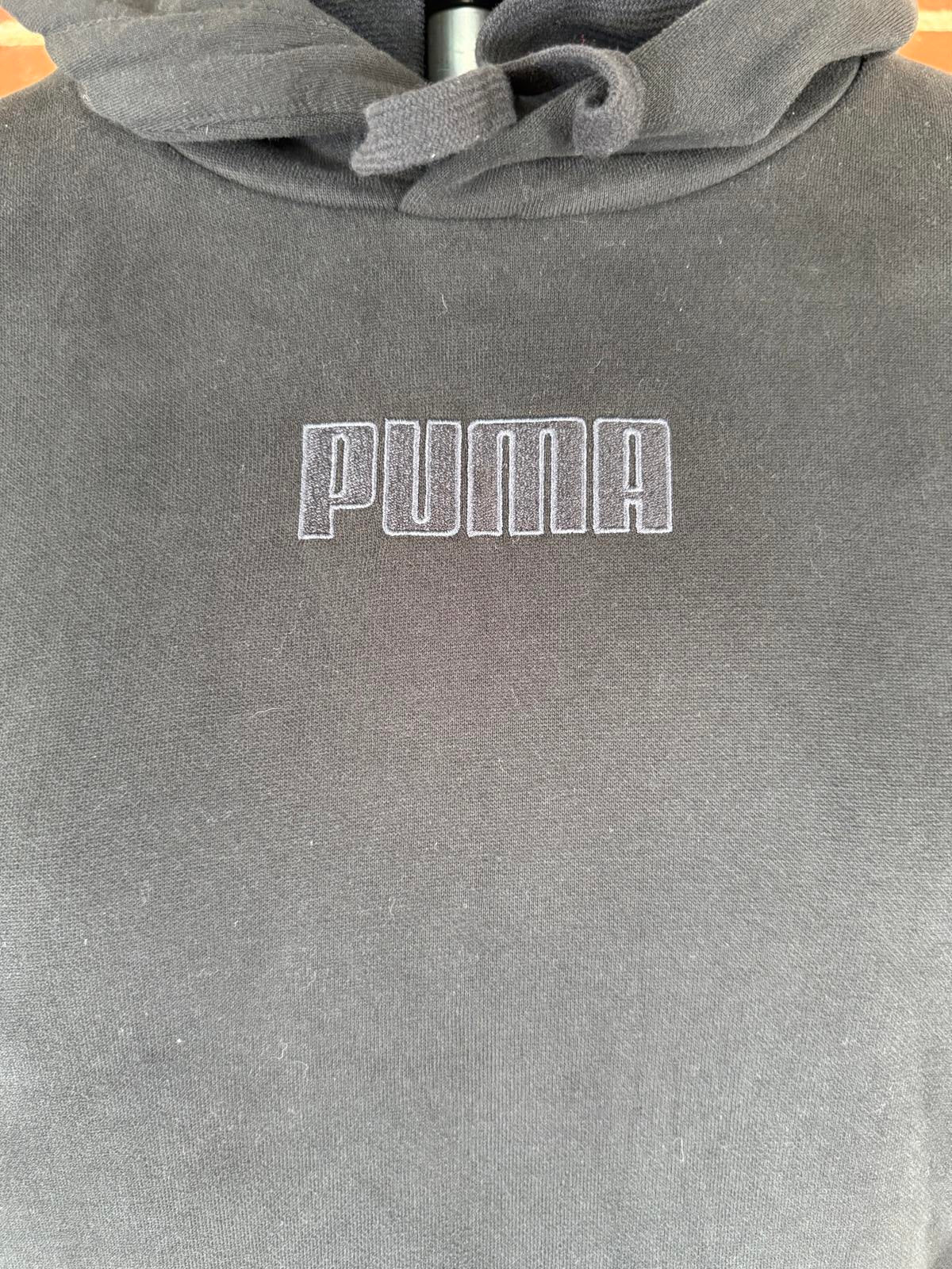 🖤 Super Soft PUMA Black Hoodie – XL – Embroidered Logo NUM39