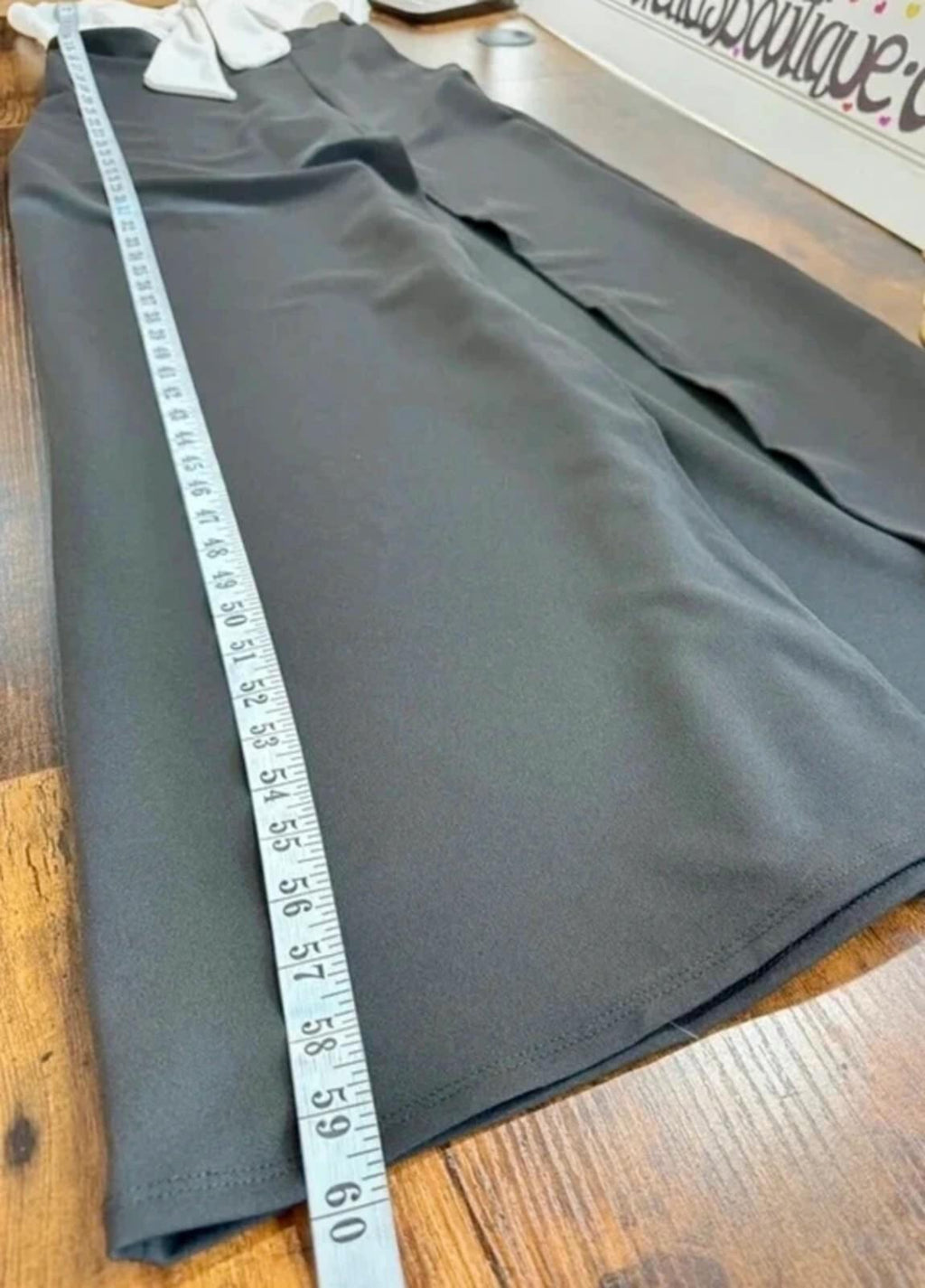 Goddiva Monochrome Bow Front Maxi Gown BNWT UK 10-12 Prom Dress