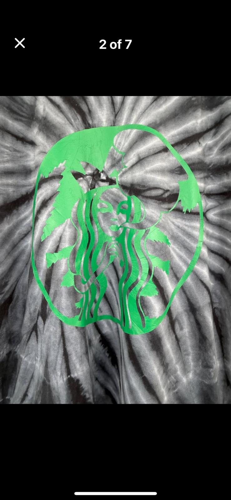 Vintage Tie-Dye Starbucks T-Shirt 14-16