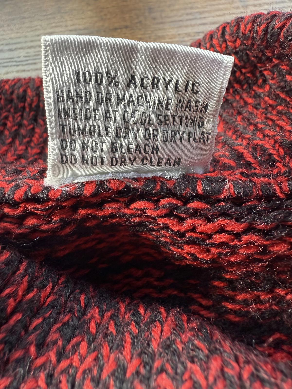 VERY RARE Vintage 80s/90s Anianal Longline Knit Jumper Dress  #57