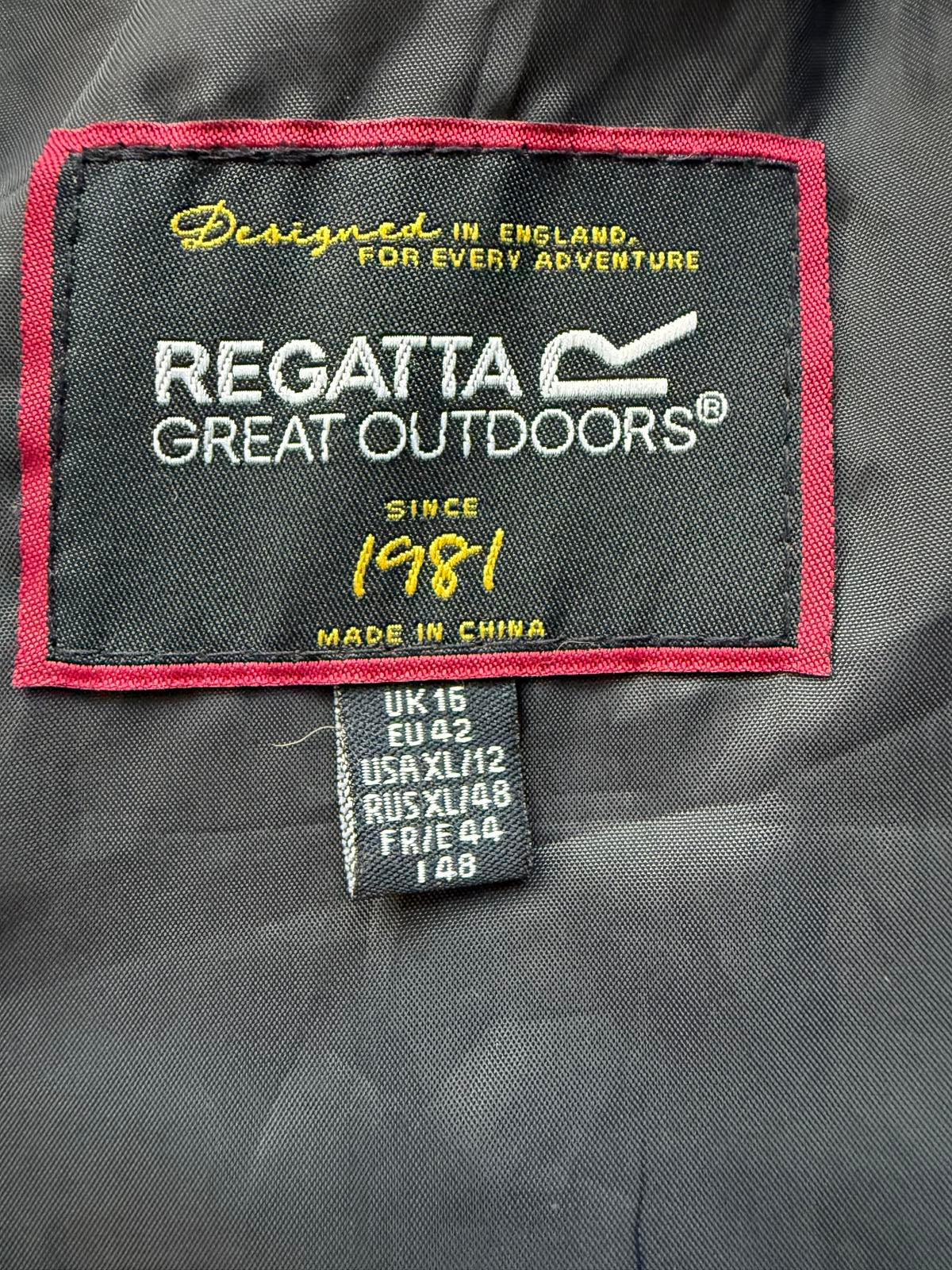 Regatta Great Outdoors Blue Waterproof Isotex Hooded Jacket – UK 16 - Read Info!