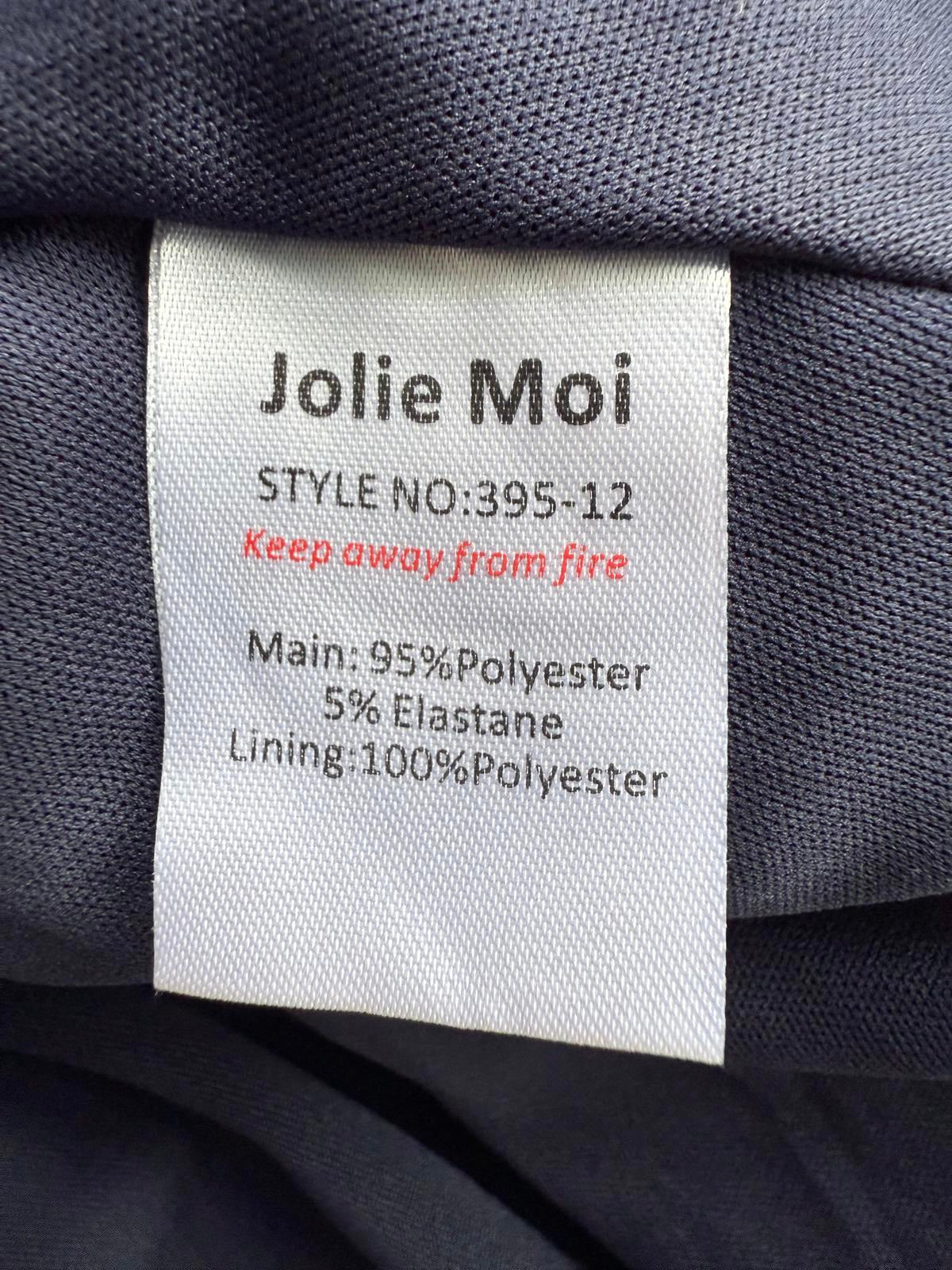 Jolie Moi Navy Fit & Flare Midi Dress with Pockets – UK 12/14 #115