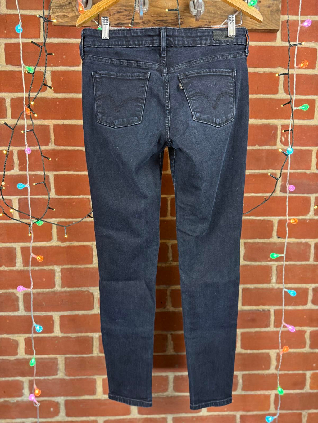 Levi’s Stretch Skinny Jeans Black – W29 L32 (UK 10 / US 6)