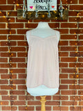 Next Blush Pink Studded Cami Top UK 10 VGC Soft Satin Look Vest Sleeveless #147