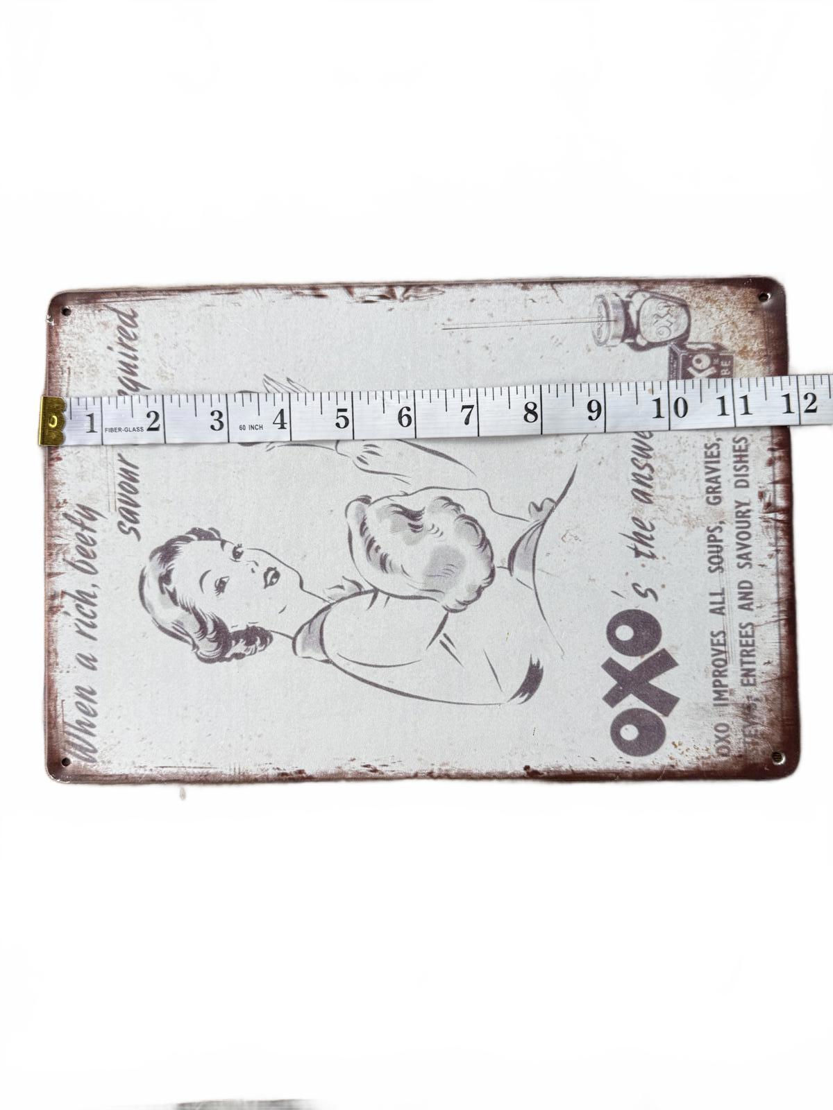 Vintage Oxo Advertising Sign