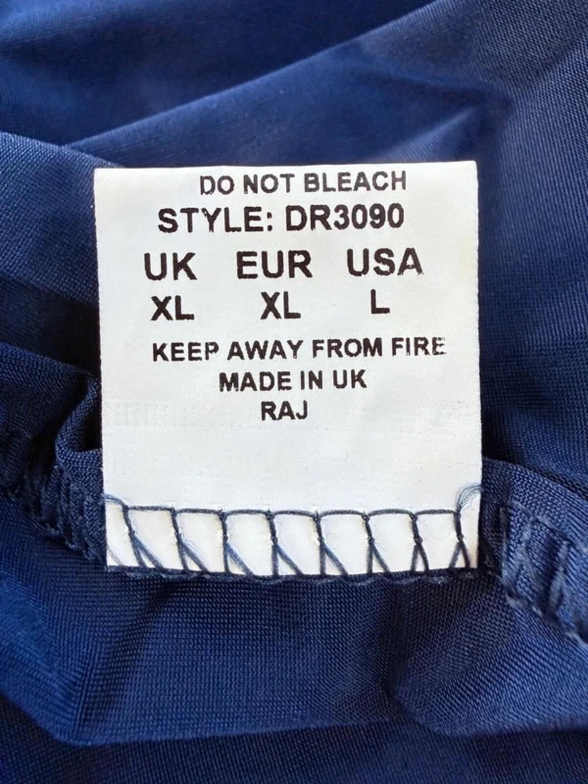 Navy Oversized Midi Dress UK XL Batwing Stretch Relaxed Fit