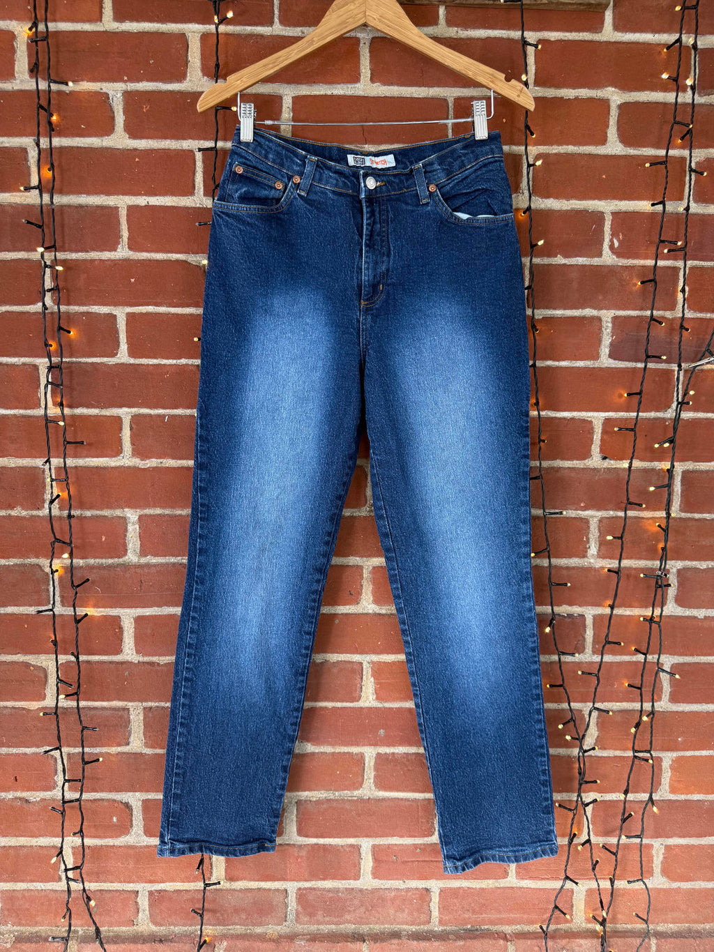 Faded Glory Stretch Jeans – Mid Blue – Size 12-14