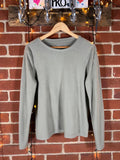 Primark Cares Light Khaki Super Soft Fleece Jumper – Size L (UK 14/16) NUM16