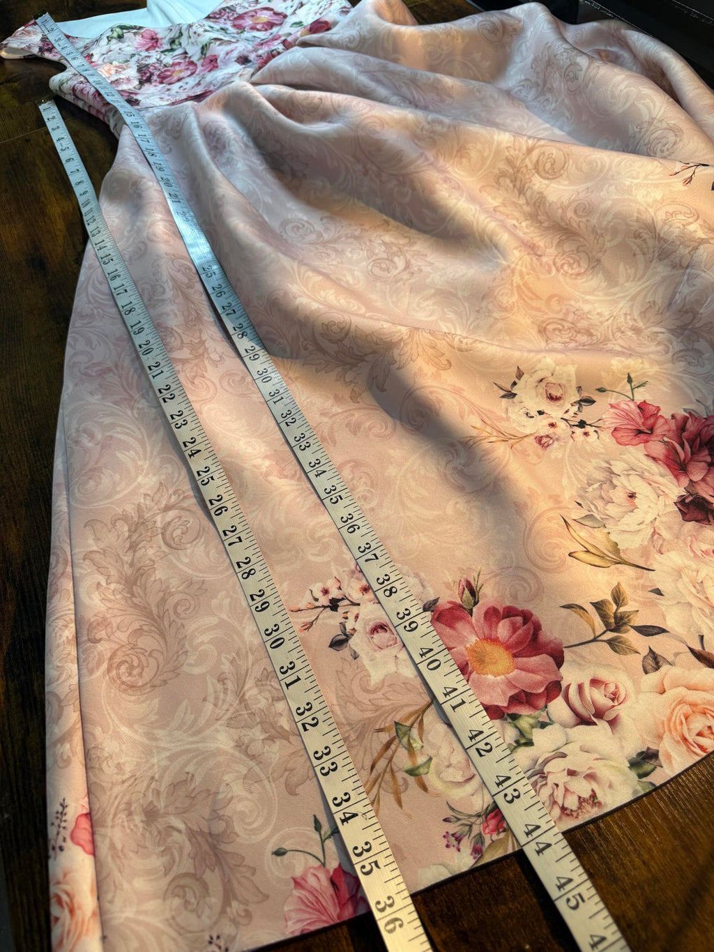 Goddiva Floral Scuba Crepe Midi Dress Pink UK 8–10 VGC                      .295