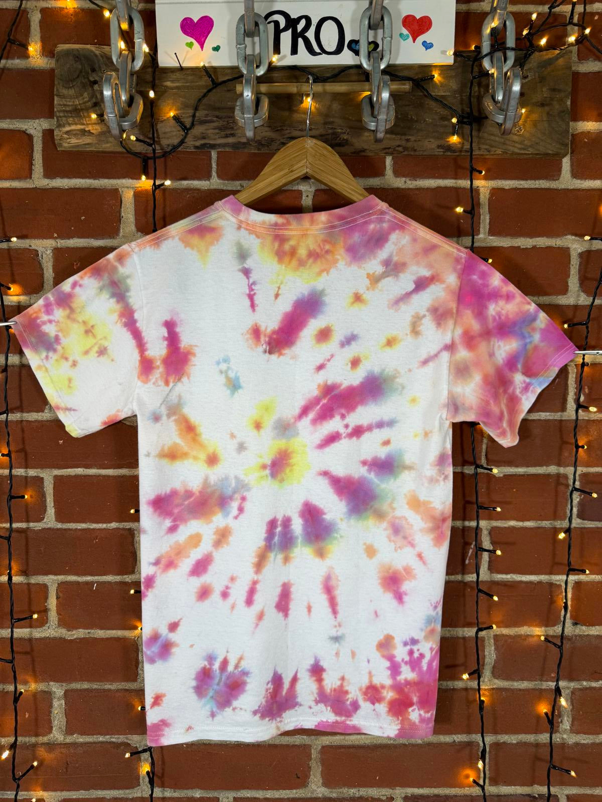 Hand Dyed Hilton Sandestin Tie Dye Tee | Hanes Heavyweight | S UK 8-10