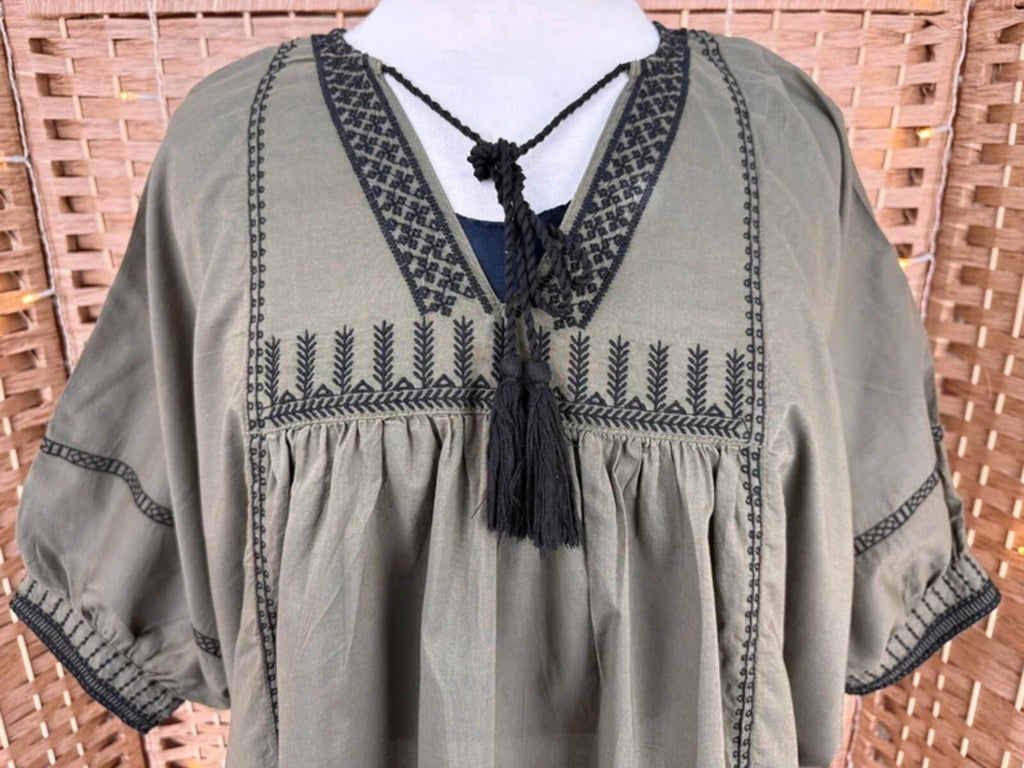 ✨ OVERSIZED BOHO PER UNA COTTON TUNIC TOP ✨