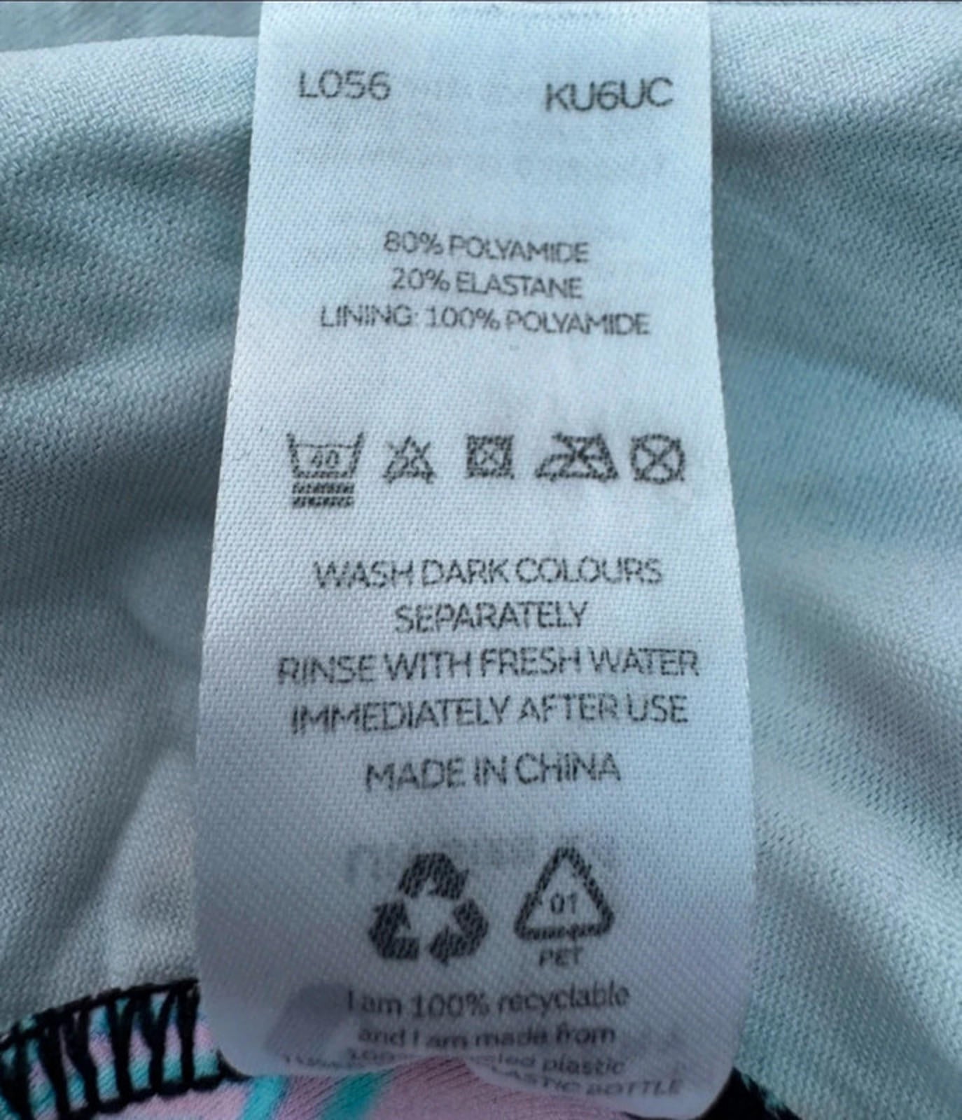 Tropical Pop One-Piece Swimsuit – V by Very – UK 14 Splash of Colour!