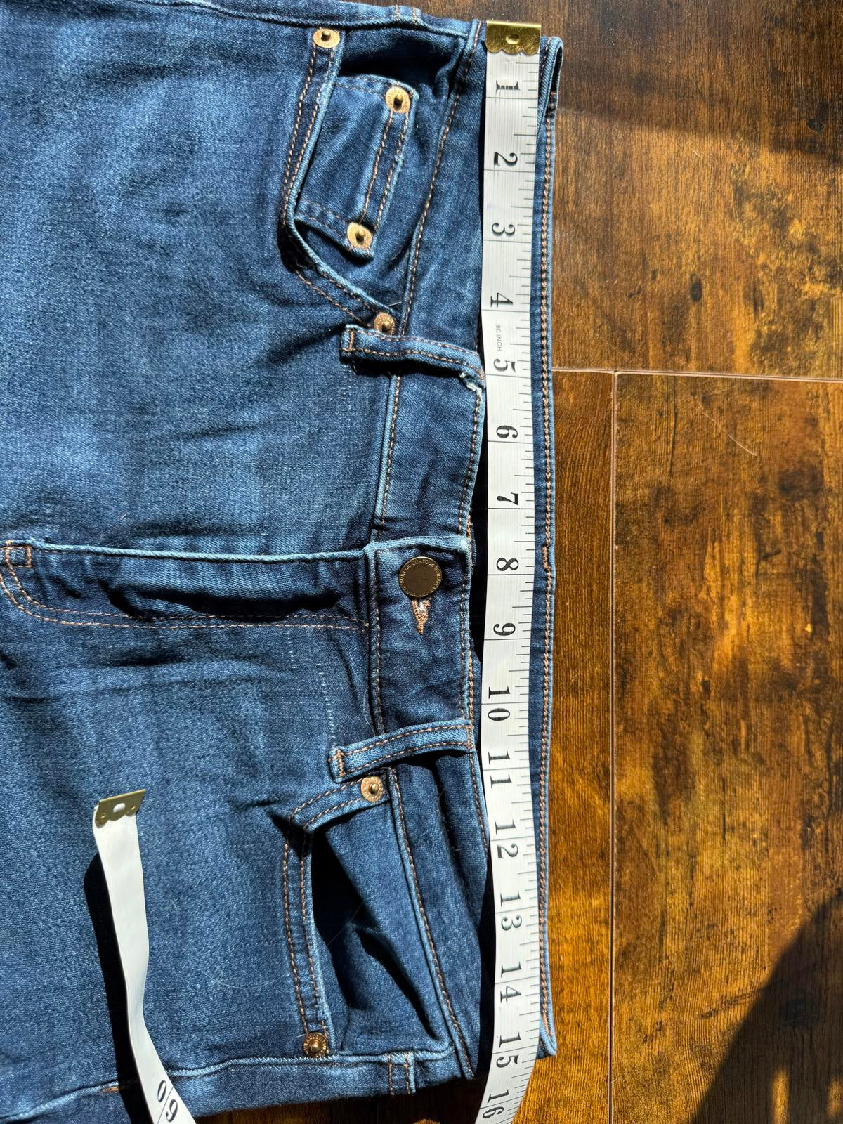 F&F Women’s Skinny Jeans – Dark Blue Denim – UK 14