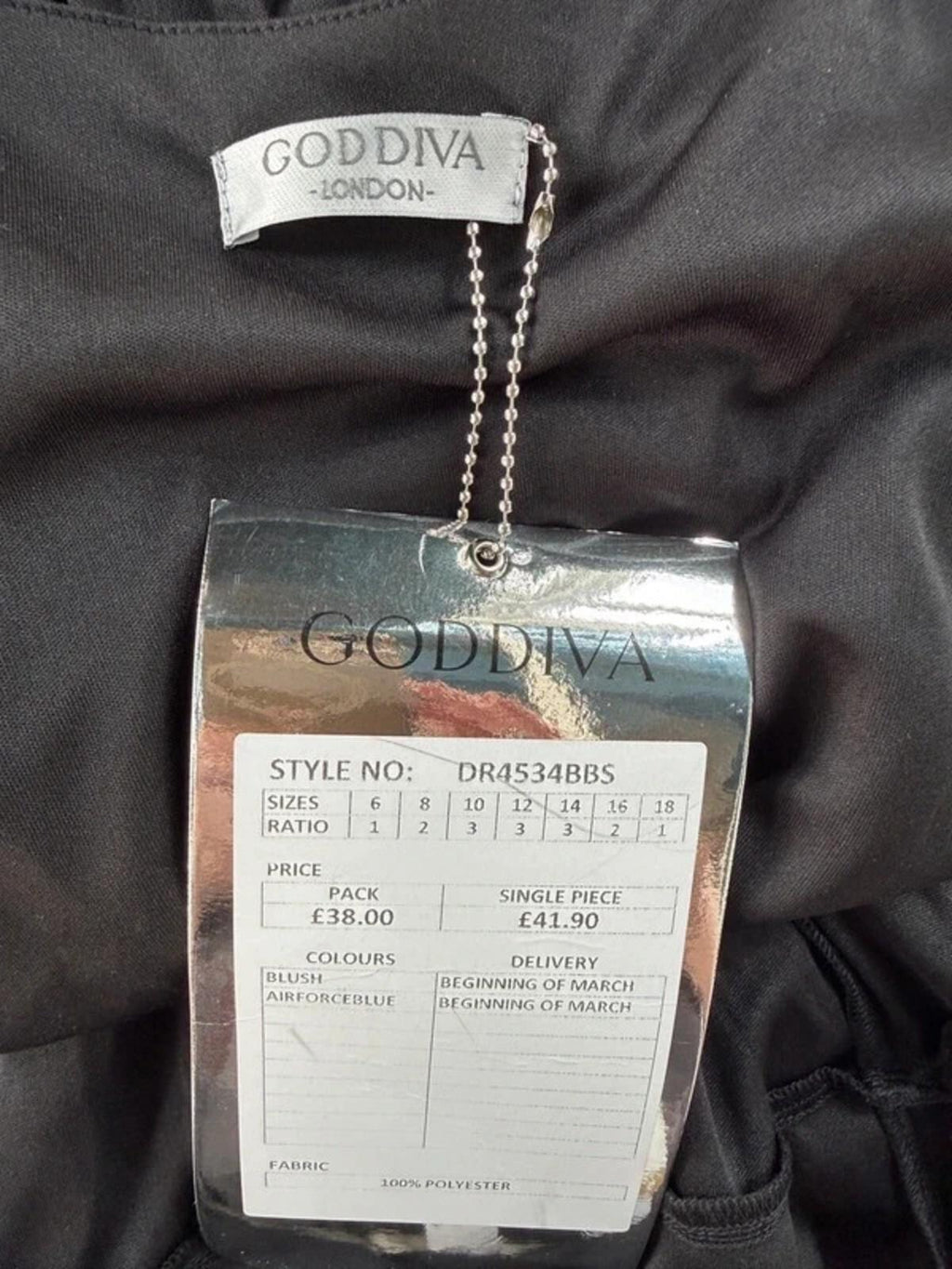 Goddiva black tiered maxi dress 🖤✨ BNWT